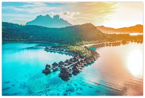 Obraz - Bora Bora (90x60 cm)