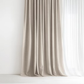 Goldea dekoračný záves marbella - latte 160x135 cm