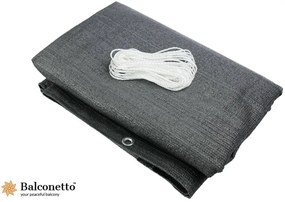 Bestent Balkónová zástena 1x5m 90% Balcone Dark Grey