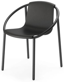 Čierna jedálenská stolička Ringo - Umbra