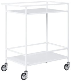 Kovový servírovací stolík na kolieskach 40x68 cm Vita – House Nordic