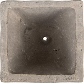 BETÓNOVÝ KVETINÁČ KELLY SADA 3KS 10,5X10 CM+14X14 CM+19X20 CM BIELA/MODRÁ