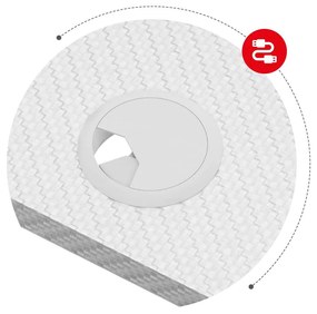 Elektricky nastaviteľný PC stolík Hyperion 8.2 (biela). Akcia -22%. Vlastná spoľahlivá doprava až k Vám domov. 1087527