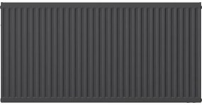 Mexen, panelový radiátor Mexen C21 900 x 400 mm, bočné pripojenie, 710 W, antracit - W421-090-040-66