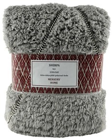 Deka Sherpa 130x160 sivý Merkury Home