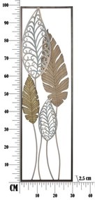 Nástenná dekorácia Mauro Ferretti Foglie II, výška 99,5 cm
