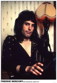 Plagát, Obraz - Freddie Mercury - London 1974