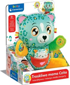 Interaktívne sladké leopardy – Starostlivá mamička Čita, poľský jazyk, Clementoni 50935
