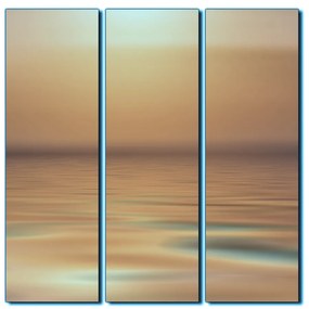 Obraz na plátne - Pokojné more pri západe slnka - štvorec 3280FB (105x105 cm)