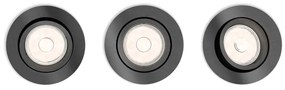 Philips 50393/99/PN - SADA 3x Podhľadové svietidlo DONEGAL 1xGU10/5,5W/230V