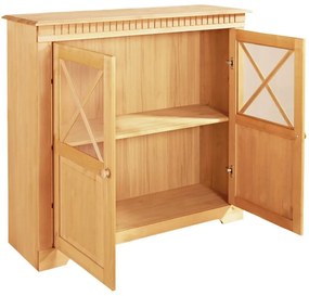 Vitrína z borovicového dreva v prírodnej farbe 95x35 cm Lisa – Støraa