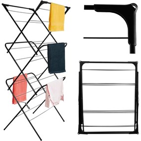 Sušiak na bielizeň ARAL čierny