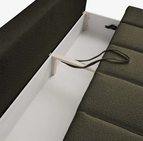 Rozkladacia pohovka SARIA Olive Boucle