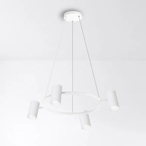 Brilagi - LED RGBW Stmievateľný luster na lanku SELE 4xGU10/6,5W/230V biela