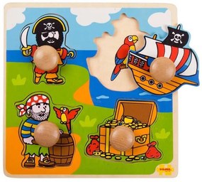 Bigjigs Toys Vkladacie puzzle piráti