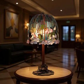 Tiffany štýl lampa 35*68 POND LILY originál v aukcii US$12.5 mil