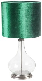 Stolná lampa Kim 32x32x61 cm tmavozelená