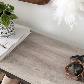 Botník DAVOR sivá/čierna