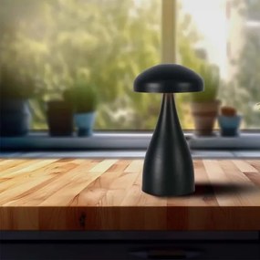 LED Stmievateľná dobíjacia stolná lampa LED/1W/5V 3000-6000K 1800 mAh čierna