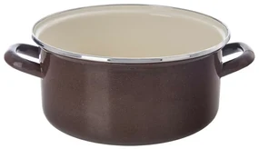 Orion Smaltovaný kastról s lemom Brown, 4 l, 4 l