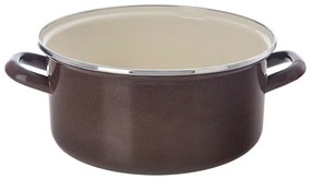 Orion Smaltovaný kastról s lemom Brown, 4 l, 4 l