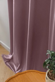 Svetlofialový zatemňovací záves VELVET 140x250 cm Zavesenie: Riasiaca páska