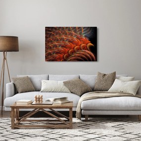 Obraz - Abstraktná imitácia peria (90x60 cm)