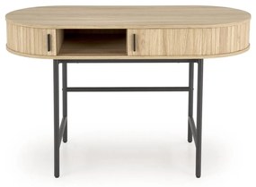 Písací stôl s policou, konzola B51, loft, 120x55