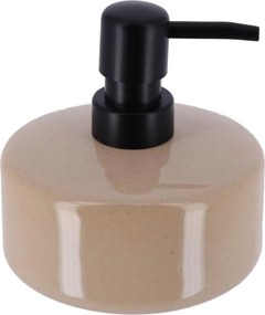 Dávkovač mydla Shevron, béžová/s čiernymi prvkami, 400 ml