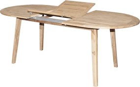 Doppler TECTONA - drevený rozťahovací teakový stôl 150/200x95 cm - 2. KVALITA (N294)