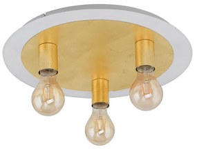 Eglo 97492 - LED Stropné svietidlo PASSANO 3xE27/4W/230V zlatá