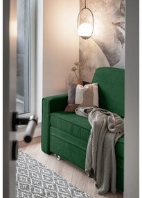 Tmavozelená rozkladacia pohovka 168 cm Lucky Lucy – Miuform