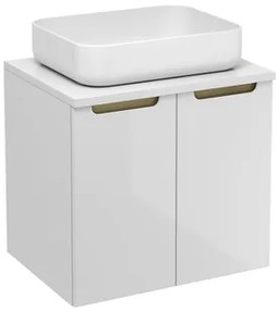 Kúpeľňová skrinka pod umývadlo Naturel Stilla 60x60x45 cm biela STILLAD06033DBI, 1 ks