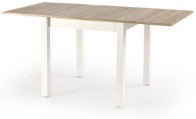 Jídelní rozkládací stůl Gracjan 80/160 cm dub sonoma/bílý