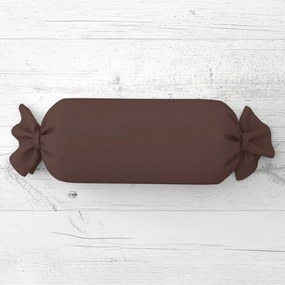 Biante Vankúš valec bonbon Rongo RG-042 Hnedý 15x60 cm