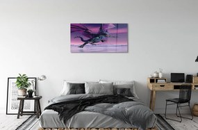 Obraz plexi Dragon pestré oblohy 100x50 cm
