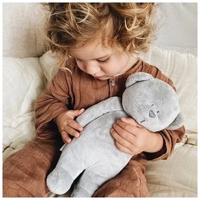 Moonie - Uspávačik s melódiou a svetlom medvedík silver