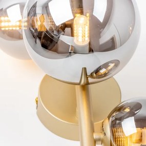 Brilagi - LED Nástenné svietidlo MILLA 3xG9/3W/230V zlatá/dymová