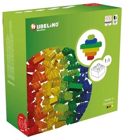 Súprava stavebných kociek ku guličkovej dráhe Hubelino Rainbow, 120 ks