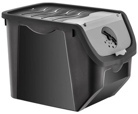 Orion Skladovací box na cibuľu a zemiaky, čierny čierny (12l)