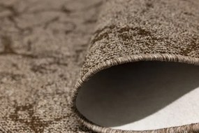 Metrážny koberec Marble 90 mramor, hnedý / béžový