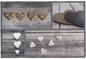Rohožka Ambiance hearts 50x75 cm