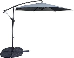 Záhradný slnečník Jumbo 300 cm, antracitový%