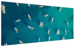 Obraz - Plachetnica (120x50 cm)