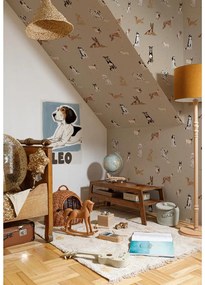 Tapeta psi béžová 280x100 cm