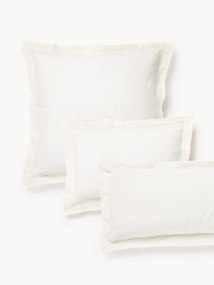 Ľanová obliečka na vankúš s lemom Linna