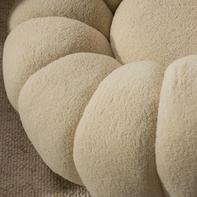 Designové relaxační křeslo VENEZIA 100 cm bouclé béžové