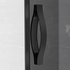 Gelco Gelco, SIGMA SIMPLY BLACK obdĺžniková sprchová zástena 1000x800 mm, L/P varianta, rohový vstup, GS2110BGS2180B