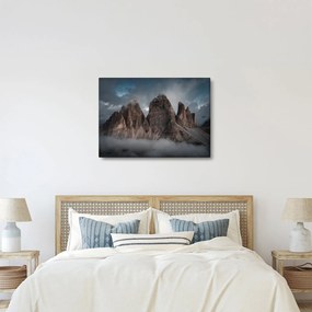 Obraz - Tri Zuby, Talianske Dolomity (70x50 cm)