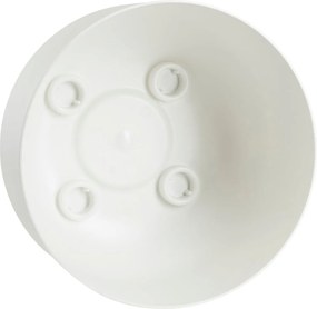 PLASTOVÝ KVETINÁČ TERRA 27X17 CM BIELA